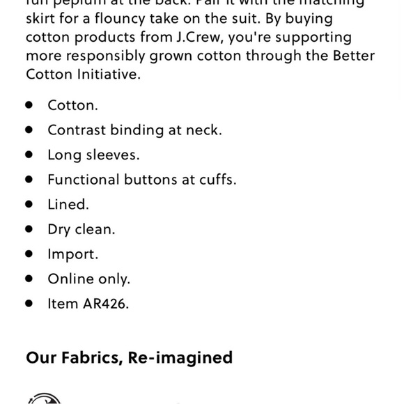 NEW J. CREW Size 2 Textured Tweed Navy Blue Preppy Classic Peplum Blazer Jacket - Picture 14 of 14